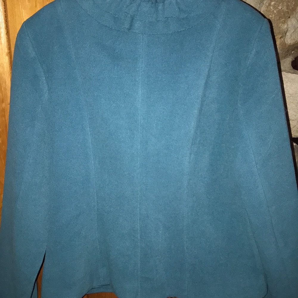 Spense Ruffled Collar Jacket Large - Picture 5 of 8